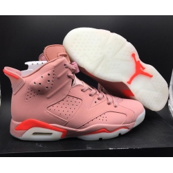 Air Jordan 6 Retro 2018 New Pink Men Shoes