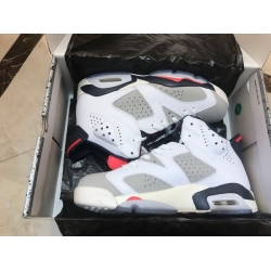 Air Jordan 6 Retro White blue infrared Men Shoes