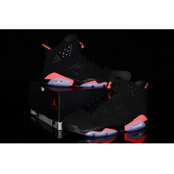 Air Jordan 6 Shoes 2015 Mens High With Seal 3M Reflective Black Pink