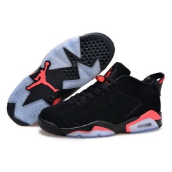 Air Jordan 6 Shoes 2015 Mens Low With Seal 3M Reflective Black Pink