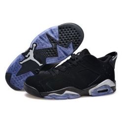 Air Jordan 6 Shoes 2015 Mens Low With Seal All Black