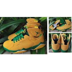 Air Jordan 7 Retro 2020 Wheat Yellow Men Shoes