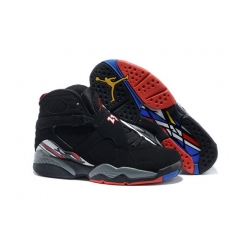 Air Jordan 8 Men Shoes Black Red