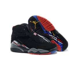 Air Jordan 8 Men Shoes Black Red