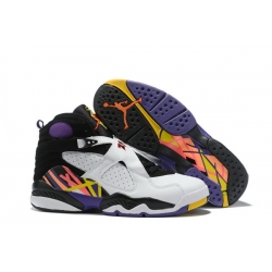 Air Jordan 8 Retro New White Black Colorful 2019 Men Shoes