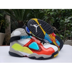 Nike Air Jordan 8 Retro Colorful Men Shoes