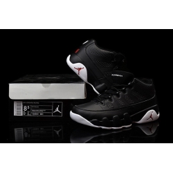 Air Jordan 9 Classic Low Men Shoes Black White Sole