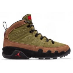 Air Jordan 9 Retro Boot Military Brown Shoes