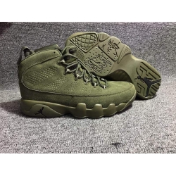 Air Jordan 9 Retro Full Green Men Shoes