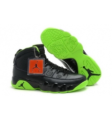 Air Jordan 9 Shoes 2013 Mens Black Green