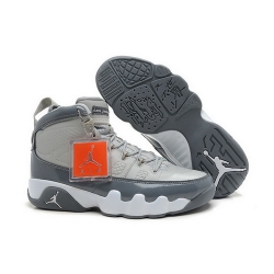 Air Jordan 9 Shoes 2013 Mens Grey White