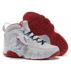 Air Jordan 9 Shoes 2013 White Red