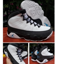 Air Jordan 9 White Black 3M Retro Men Shoes