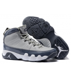 Cool Grey Jordan 9 Medium Grey Cool Grey White Men Shoes