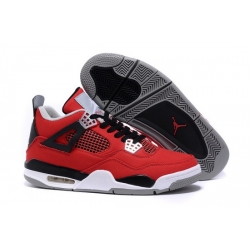 Air Jordan 4 Cloth Men Shoes Red