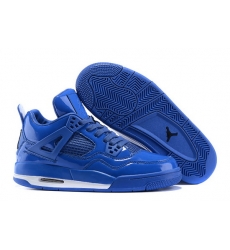 Air Jordan 4 Mirror Men Shoes Blue White