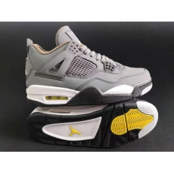 Air Jordan 4 Retro 2019 Silver Grey Men Shoes