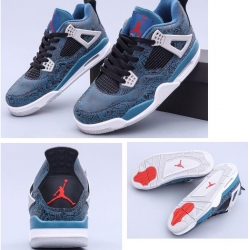 Air Jordan 4 Retro Laser Blue Men Shoes