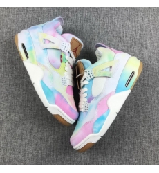 Air Jordan 4 Retro Levis Rainbow Men Shoes