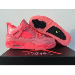 Air Jordan 4 Retro Pink Hot Punch Men Shoes