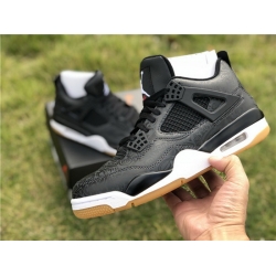 Air Jordan 4 Retro SE Black Laser Men Shoes