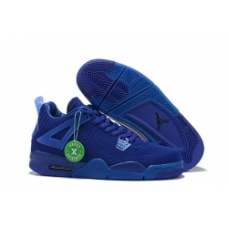 Air Jordan 4 Retro Weaving Blue Men Shoes