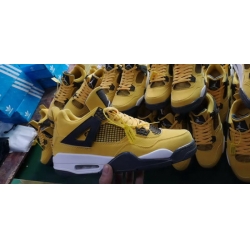 Air Jordan 4 Retro Yellow 2019 New Design Men Shoes