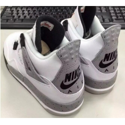 Men  2016 Nike Air Jordan 4 OG “White Cement” Shoes