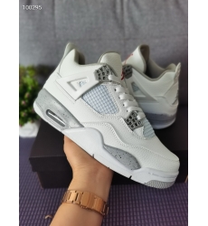 Men Jordan 4 Retro Orio White Shoes