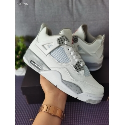 Men Jordan 4 Retro Orio White Shoes