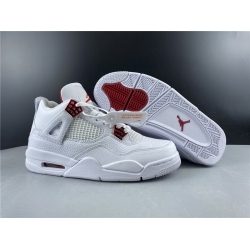 Nike Air Jordan 4 Retro Pure Money Red Men Shoes