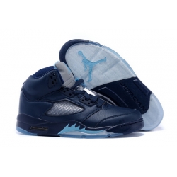 Air Jordan 5 Men Shoes Navy