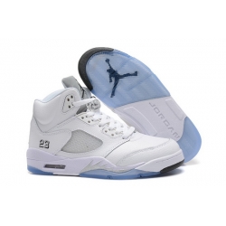 Air Jordan 5 Men Shoes White