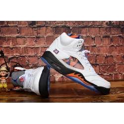 Air Jordan 5 Retro White Orange Photo Men Shoes