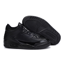 Air Jordan 3 Men Burst Shoes All Black