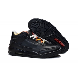 Air Jordan 3 Men Shoes All Black