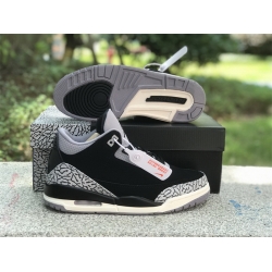 Air Jordan 3 Men Shoes Off Noir 23F 098