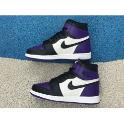 Air Jordan 1 Court Purple Women Shoes