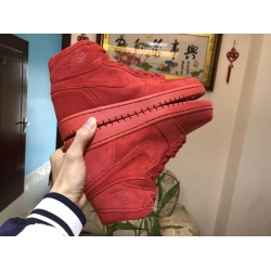 Air Jordan 1 High Red Women Shoes