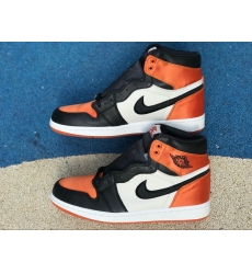 Air Jordan 1 Satin Backboard Women Shoes