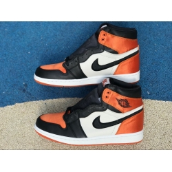 Air Jordan 1 Satin Backboard Women Shoes