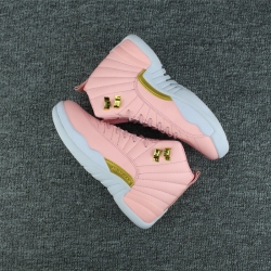 Air Jordan 12 2017 New Design Pink Women Shoes