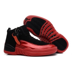 Air Jordan 12 Shoes 2014 Womens Red Black