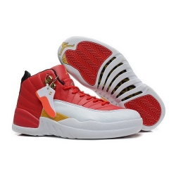 Air Jordan 12 Shoes 2014 Womens Red White