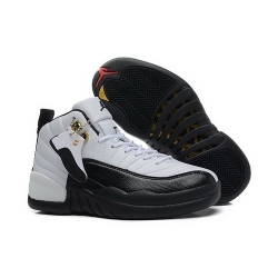 Air Jordan 12 Shoes 2014 Womens White Black