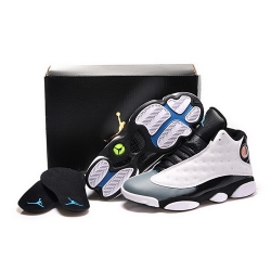 Air Jordan 13 Shoes 2015 Womens White Black Gray