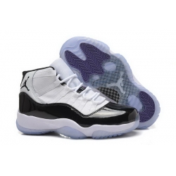 Girls Air Jordan 11 GS White Black Concord In Womens