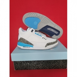 Air Jordan 3 Women Shoes White Gray