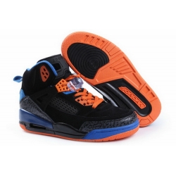 Air Jordan 3.5 Shoes 2013 Womens Anti Fur Black Blue Orange