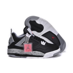 Air Jordan 4 Shoes 2013 Womens Black Grey